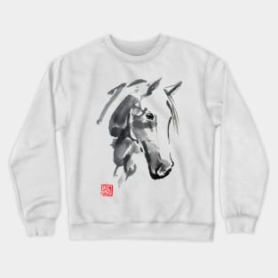 horse head 05 Crewneck Sweatshirt